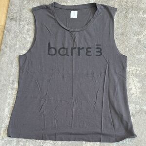 Barre3 Women's Charcoal Muscle Tee